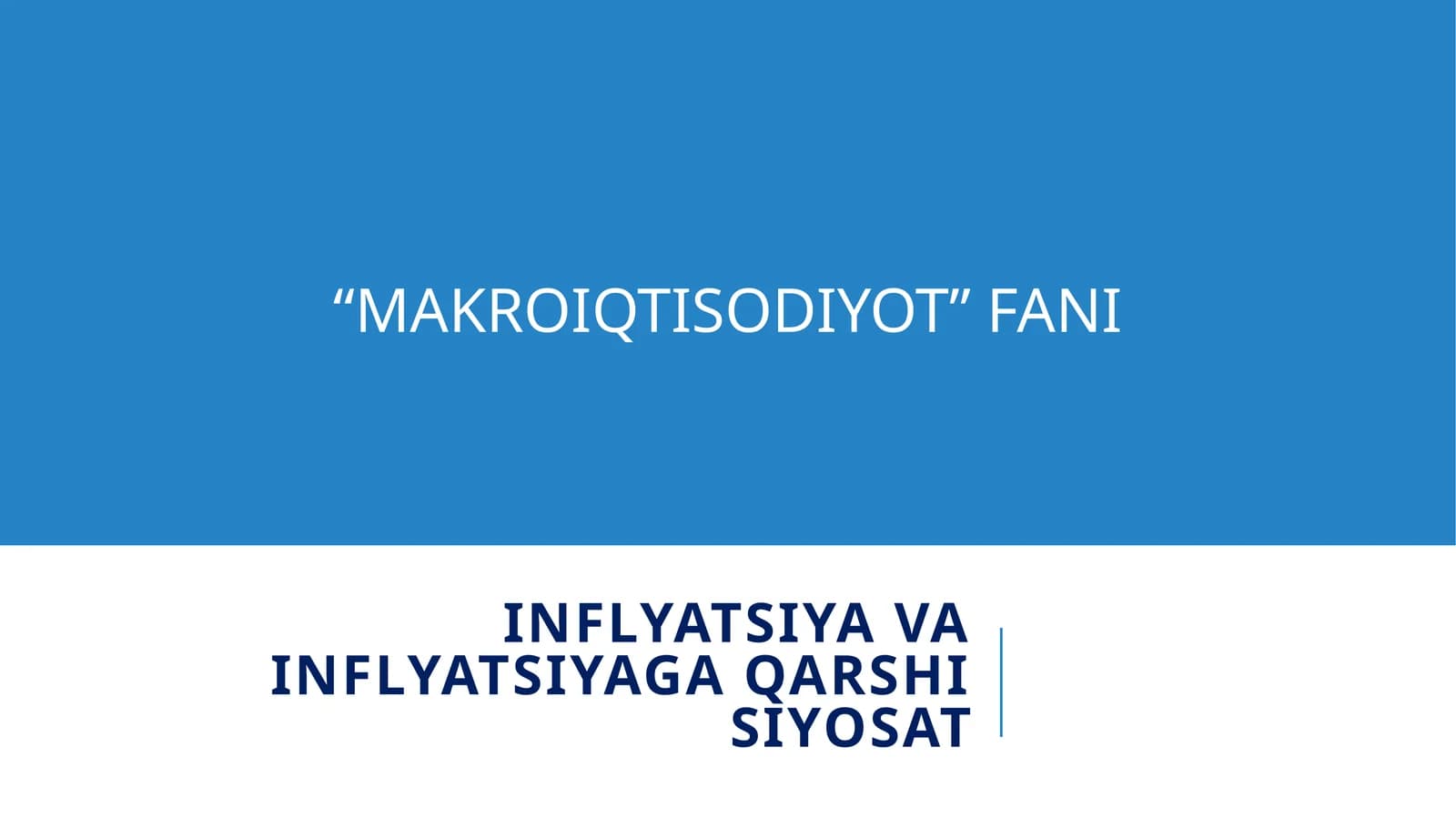 MAKROIQTISODIYOT