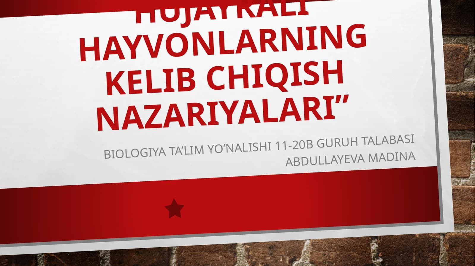 Koʻphujayralihayvonlarningkelibchiqishnazariyalari