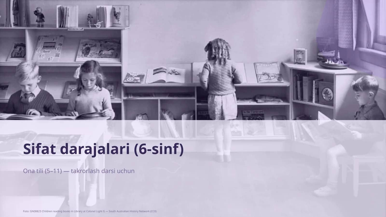 Ona tili (5–11) takrorlash darsi