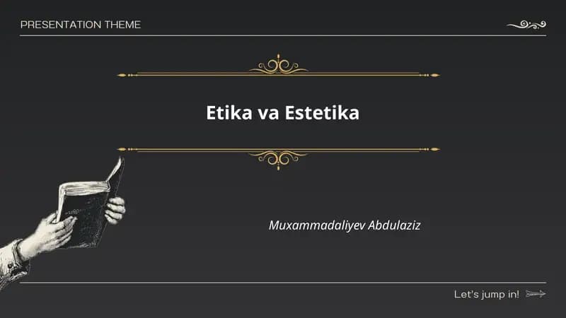 Etika va Estetika