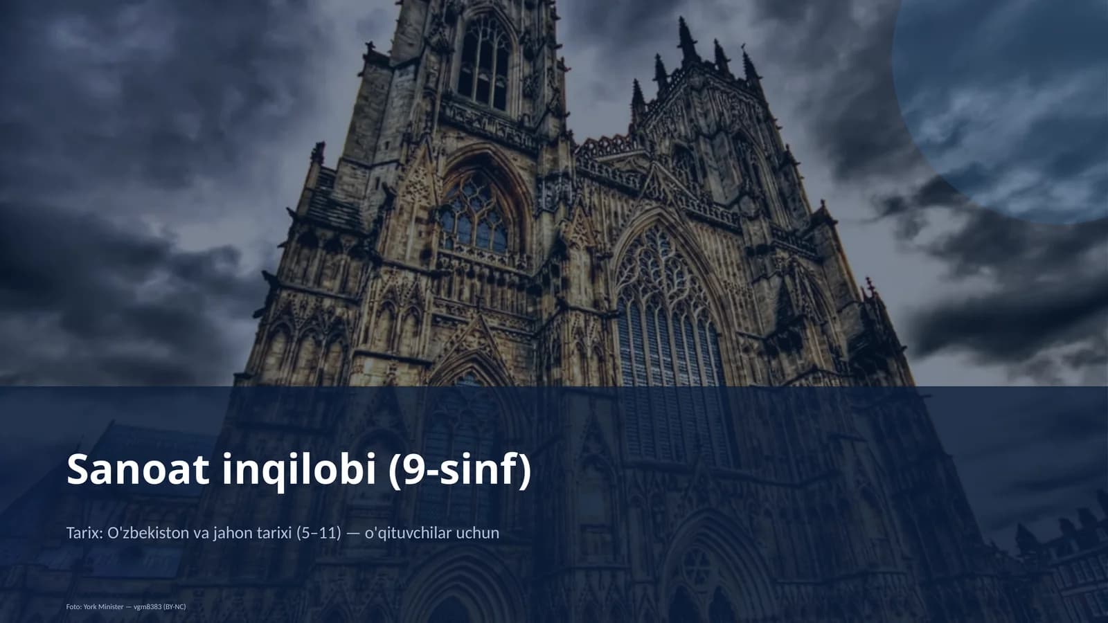 Sanoat inqilobi (9-sinf)