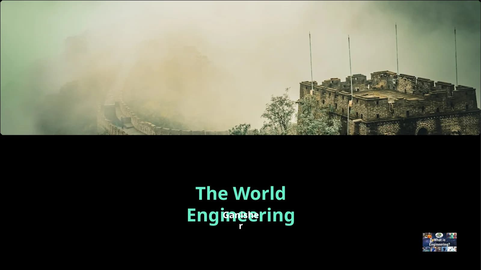 The World Engineering
