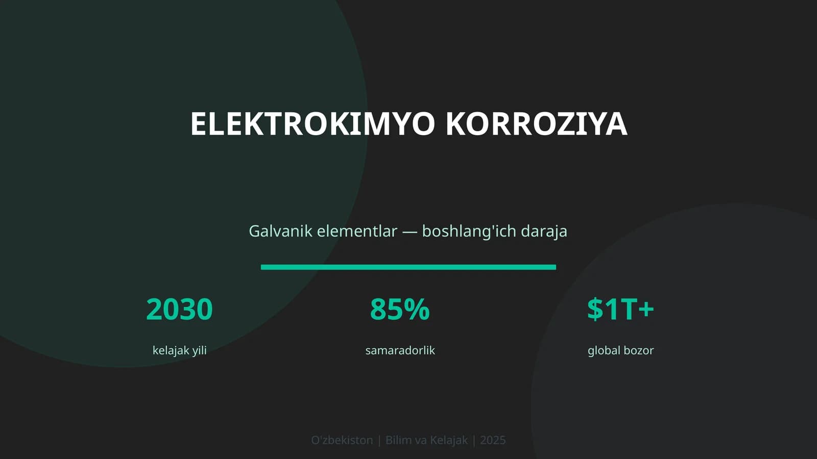 ELEKTROKIMYO KORROZIYA