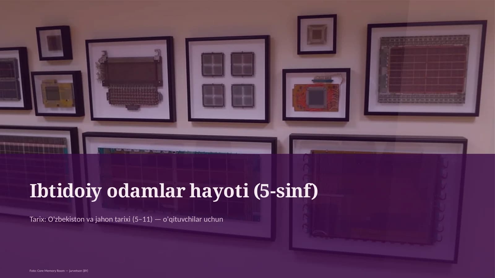 Ibtidoiy odamlar hayoti (5-sinf)
