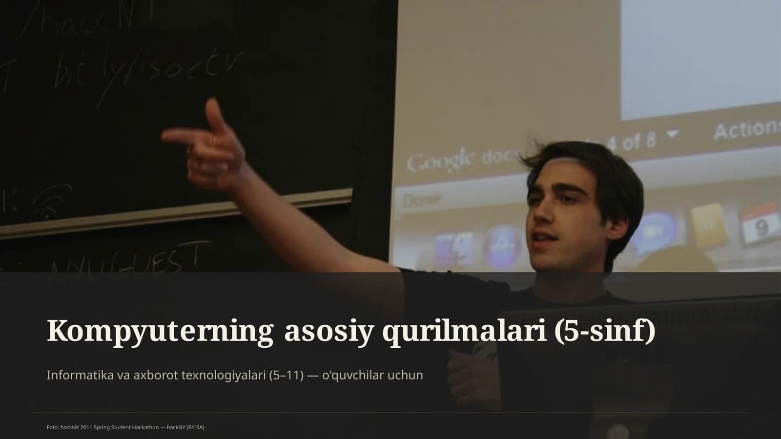 Informatika va axborot texnologiyalari (5–11) — o'quvchilar uchun