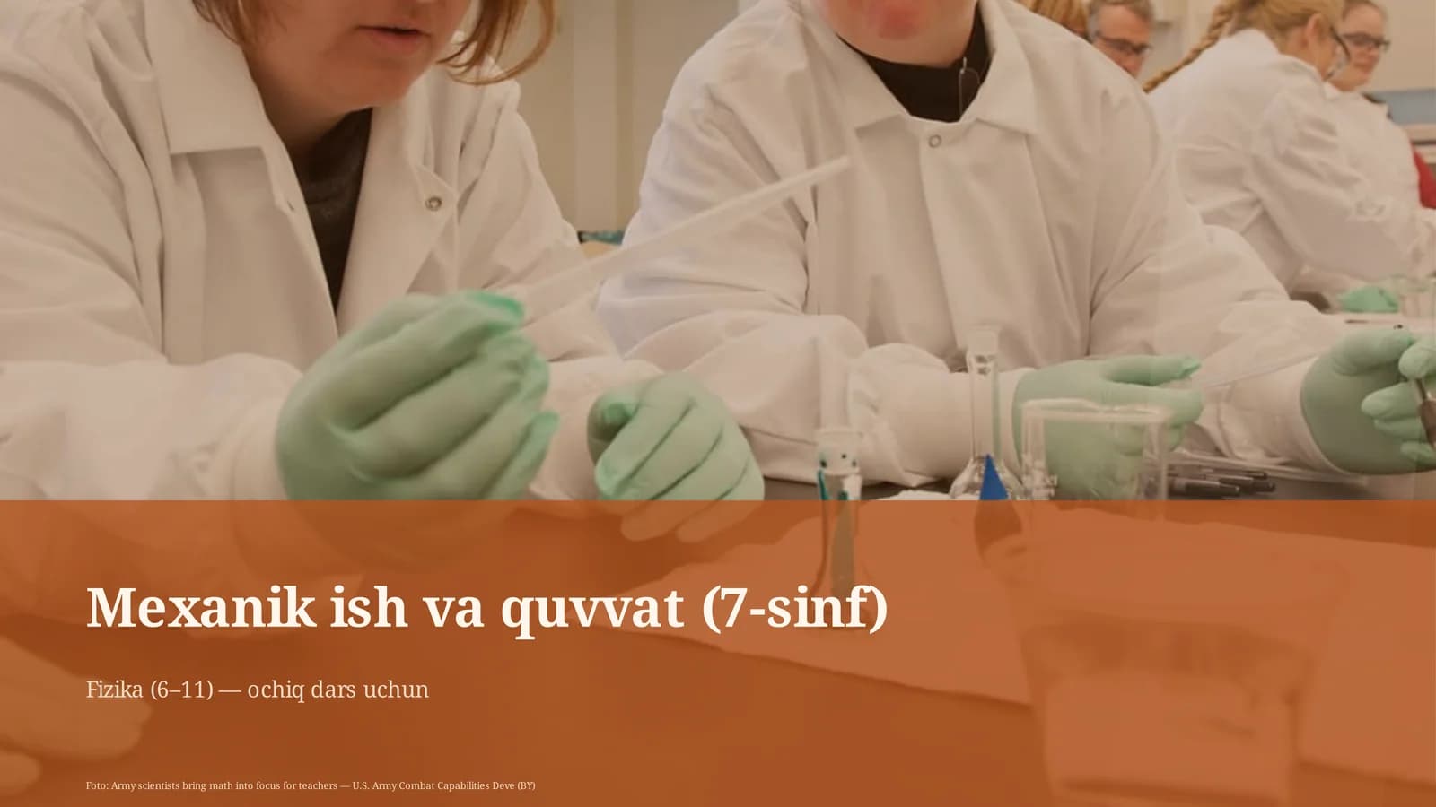 Mexanik ish va quvvat (7-sinf)