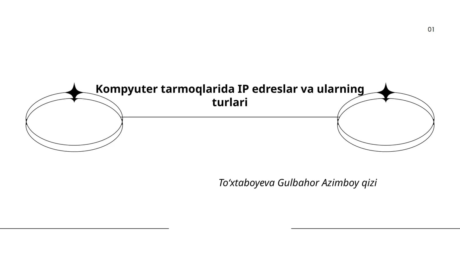 Kompyuter tarmoqlarida IP edreslar va ularning turlari