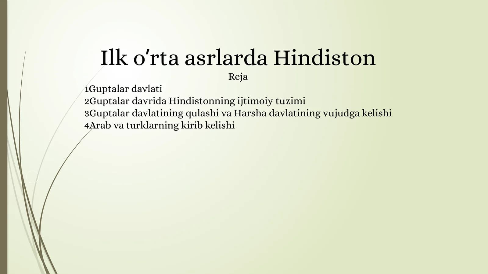 Ilk o’rta asrlarda Hindiston
