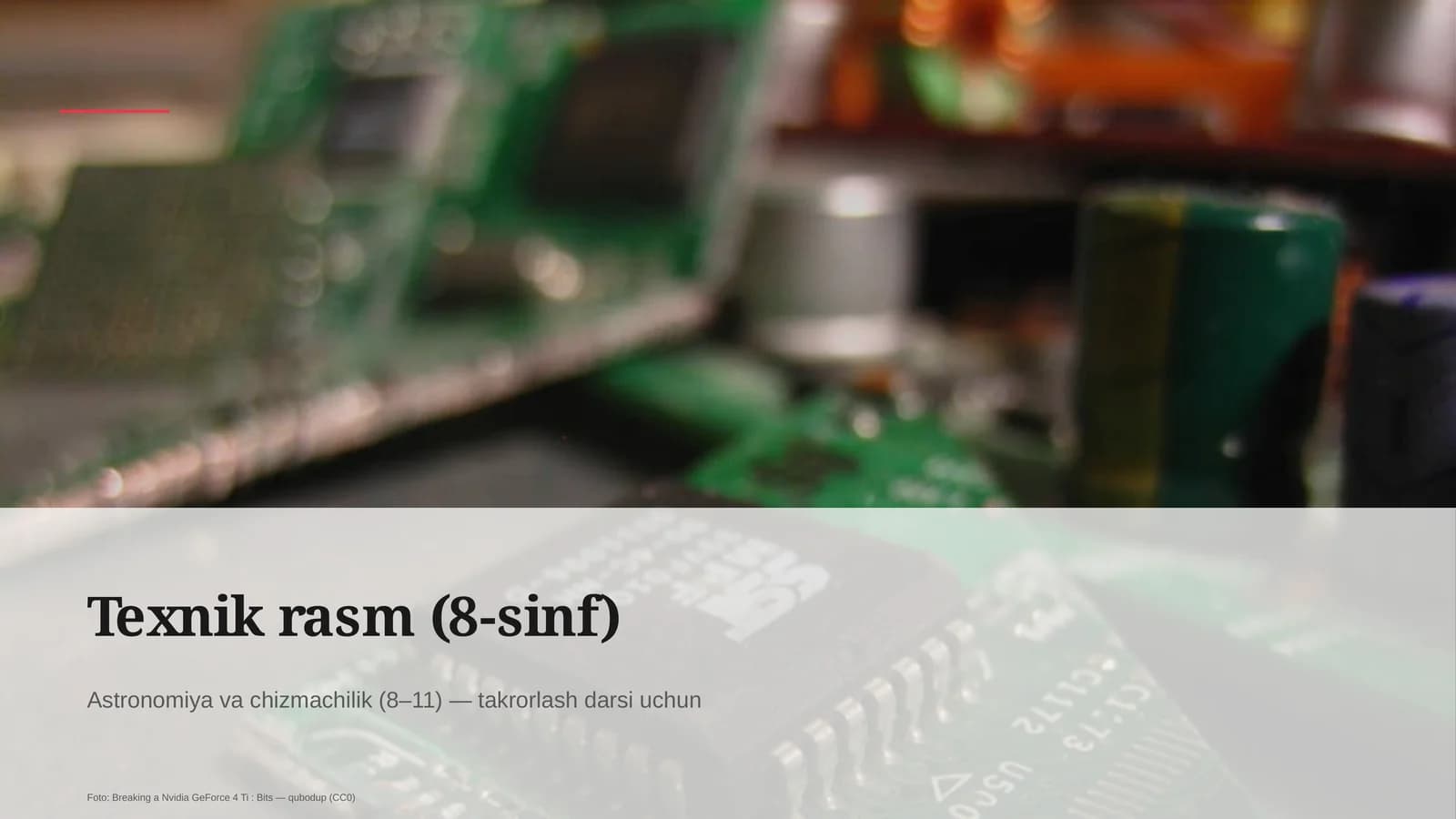 Texnik rasm (8-sinf)
