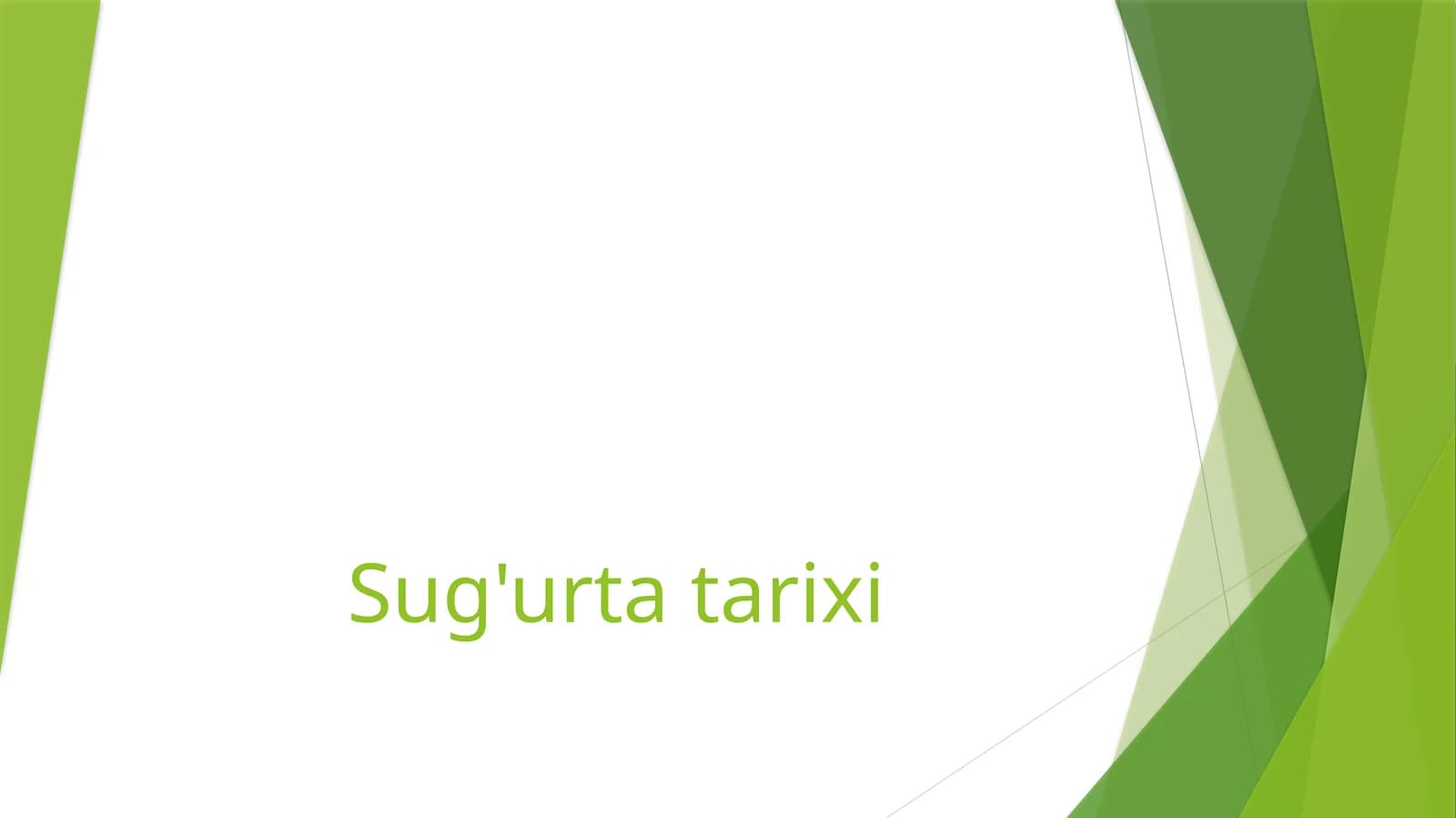 Sug'urta tarixi