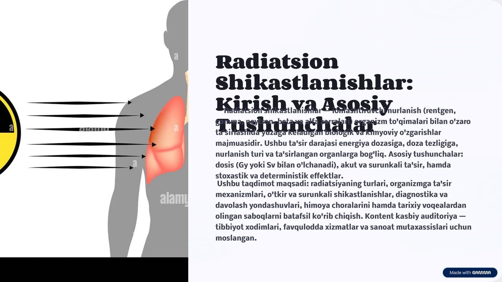 Radiatsion Shikastlanishlar: Kirish va Asosiy Tushunchalar