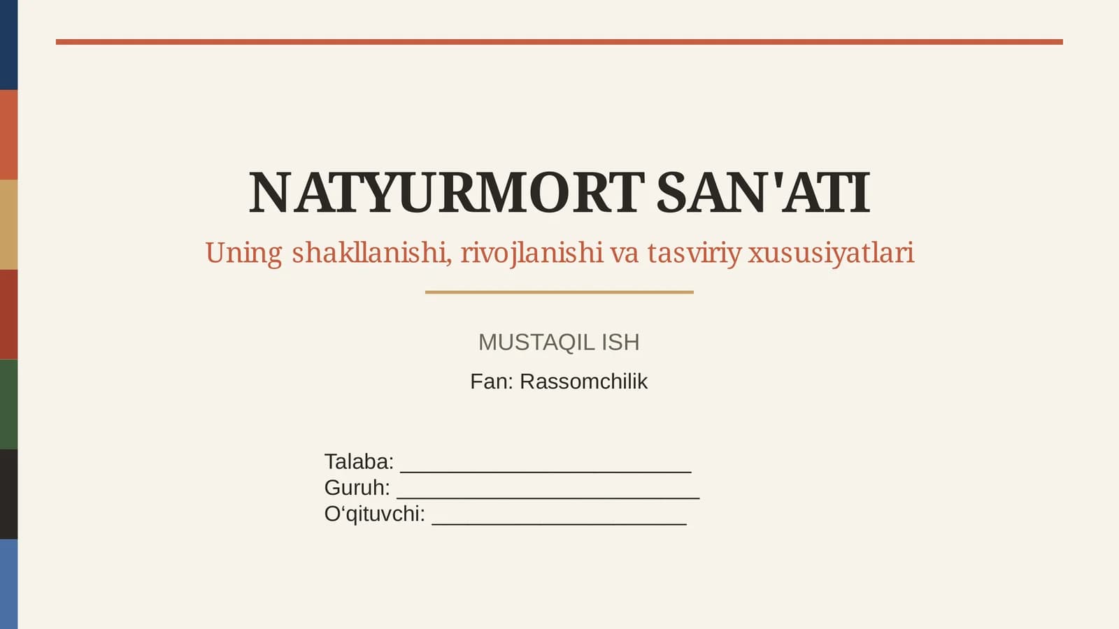 NATYURMORT SAN'ATI