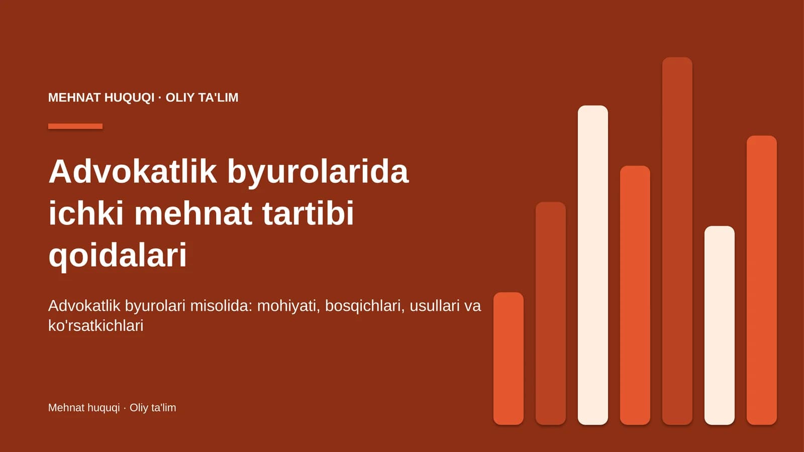 advokatlik byurolarida ichki mehnat tartibi qoidalari 1022