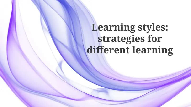 Learning Styles: Models and Characteristics