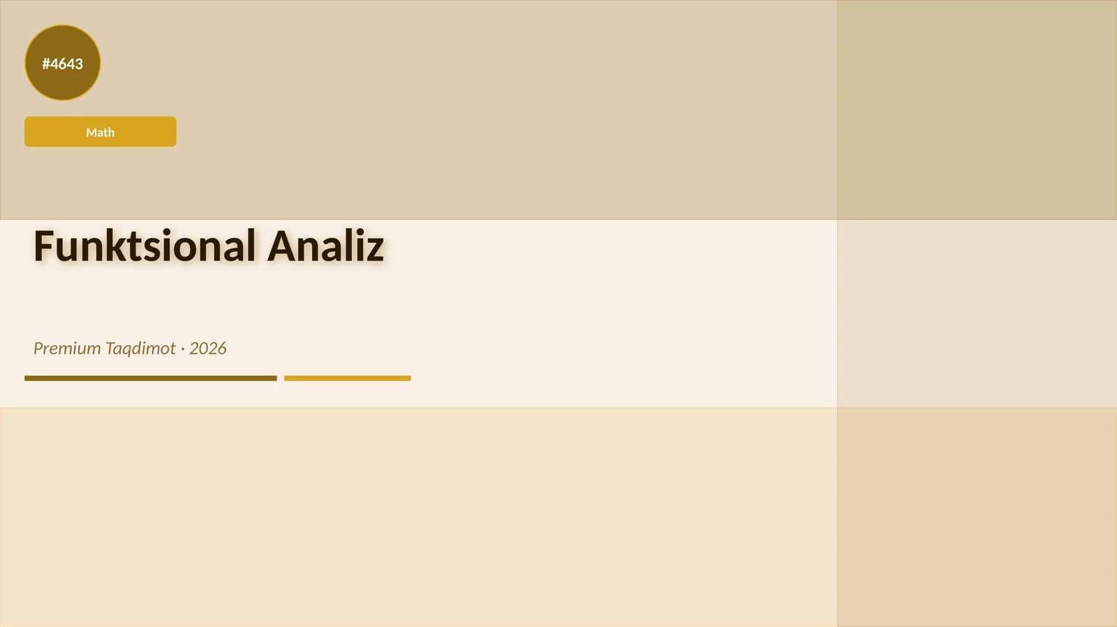 Funktsional Analiz