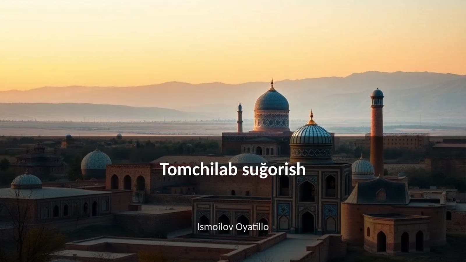 Tomchilab suğorish