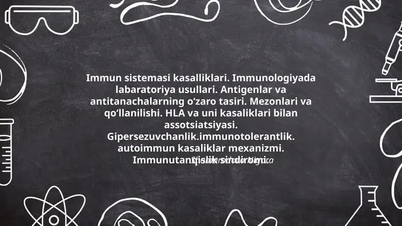 Immun sistemasi kasalliklari