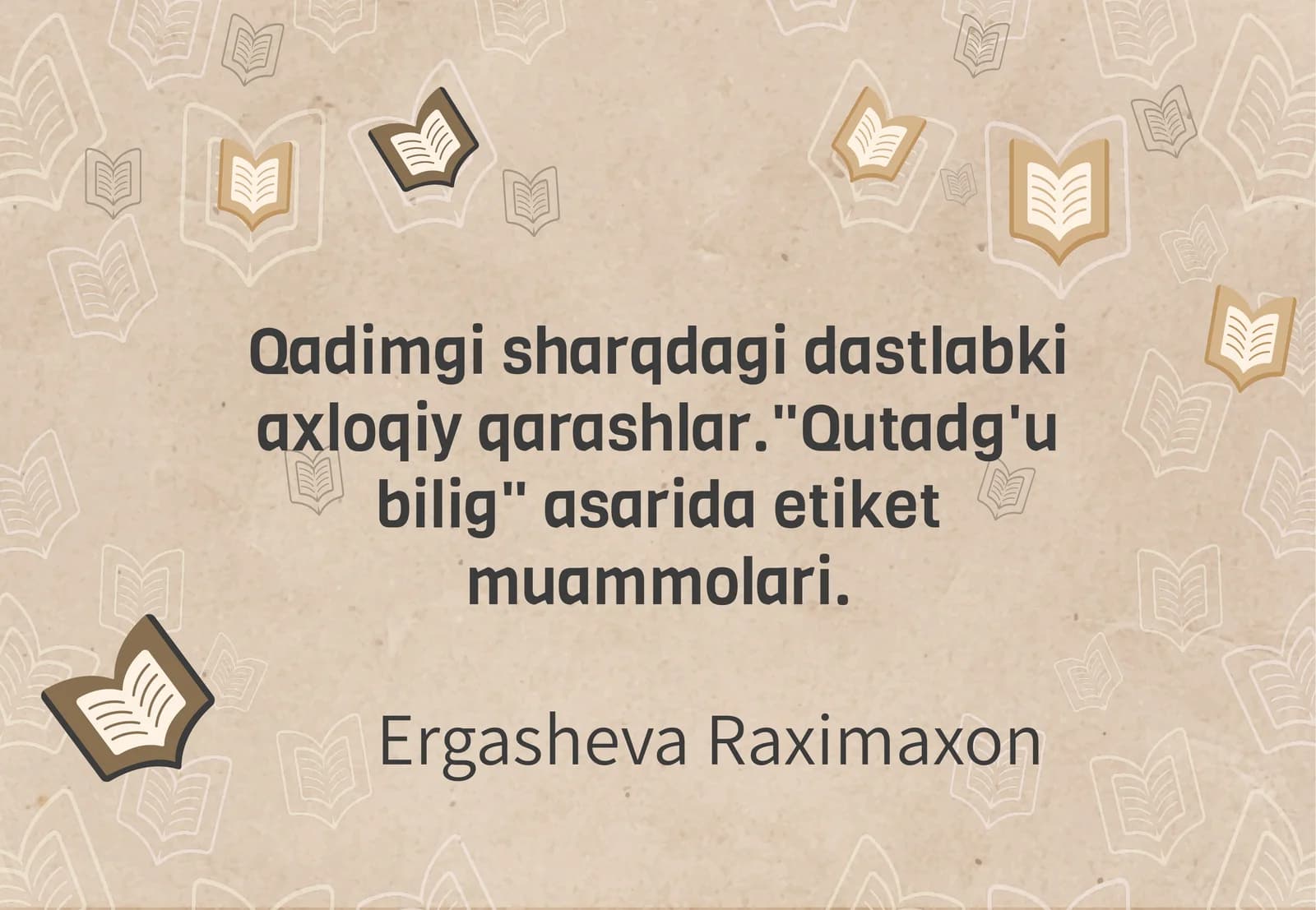 Qutadg'ubiligda axloqiy qarashlar va etiket muammolari