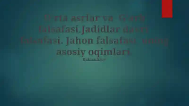 Islom falsafasi