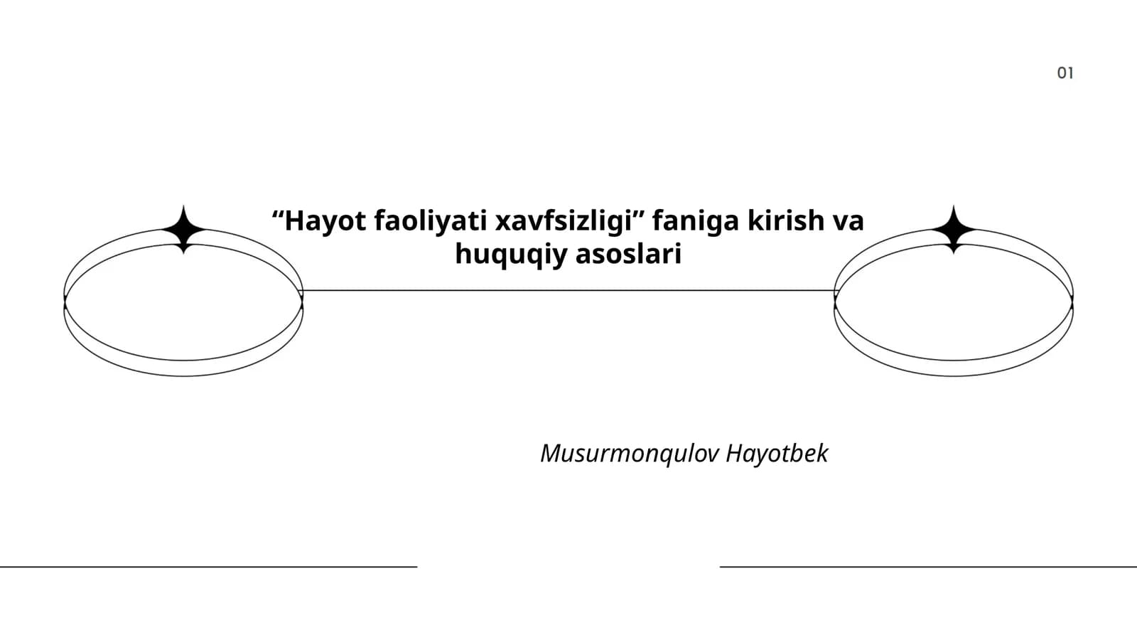 Hayot faoliyati xavfsizligi fanining mohiyati va vazifalari