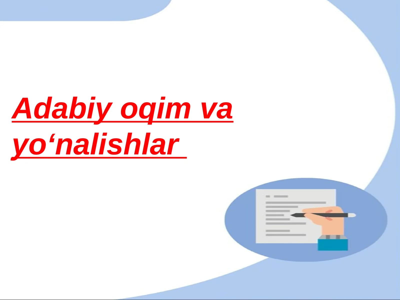 Adabiyoqimvayoʻnalishlar