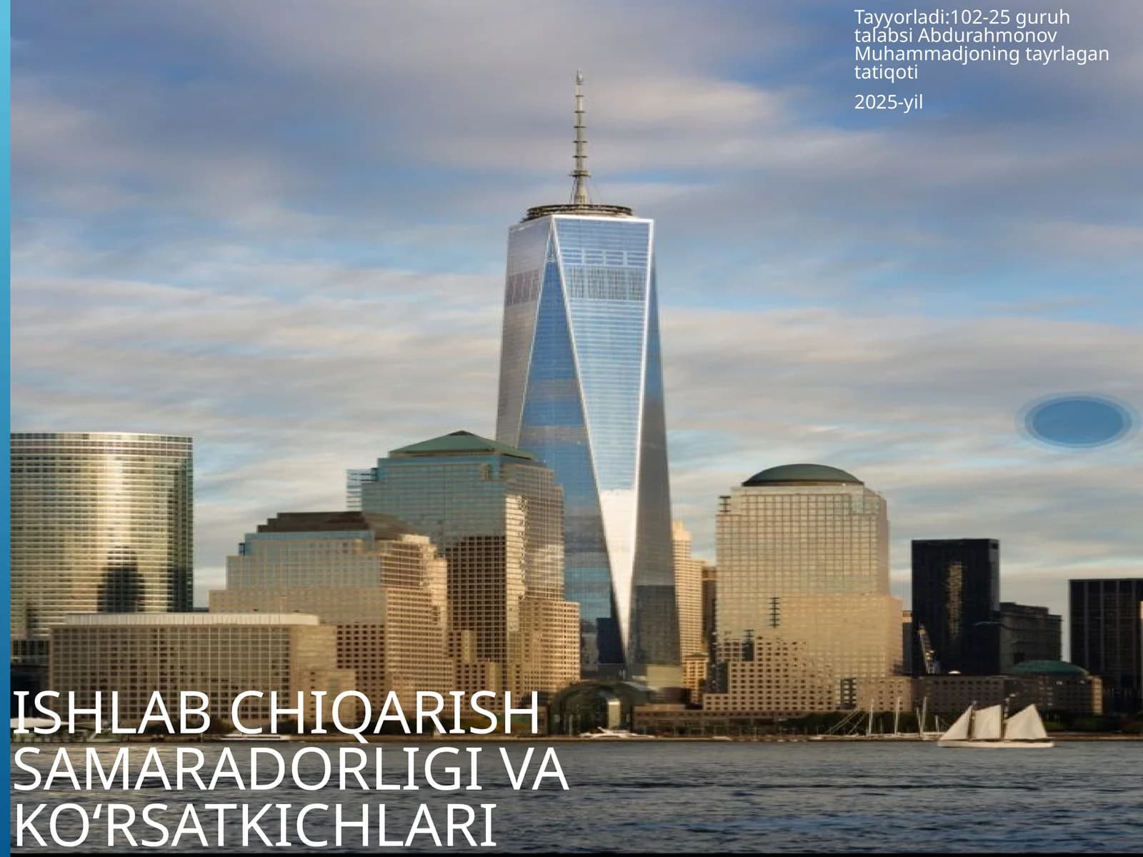 Ishlabchiqarish samaradorligi