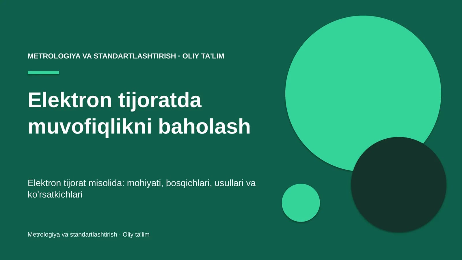Elektron tijoratda muvofiqlikni baholash
