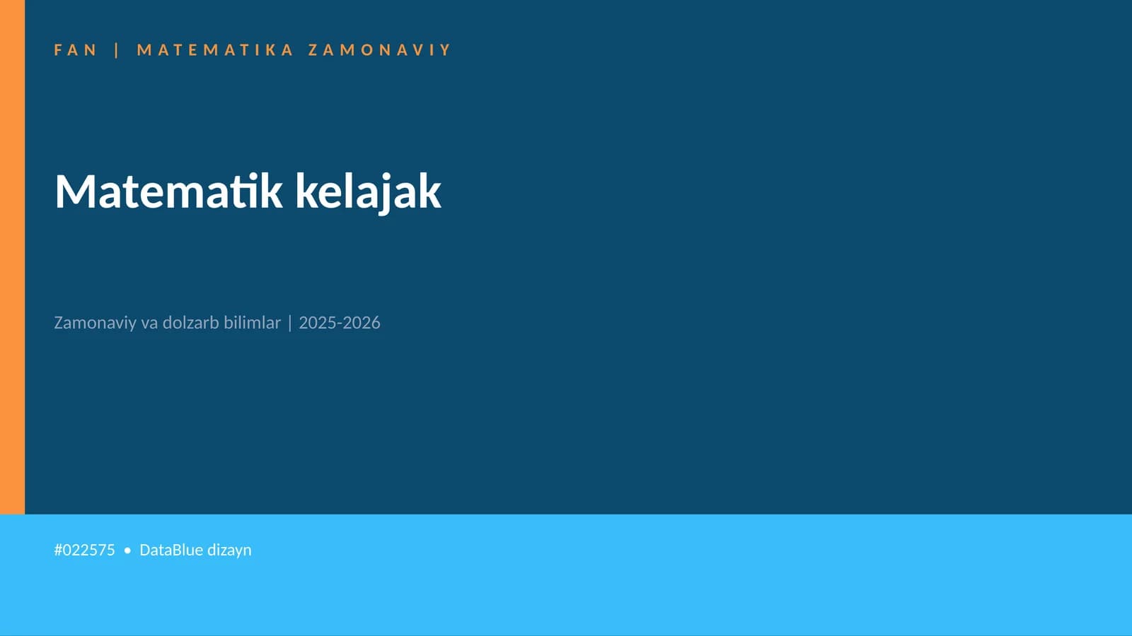 Matematik kelajak
