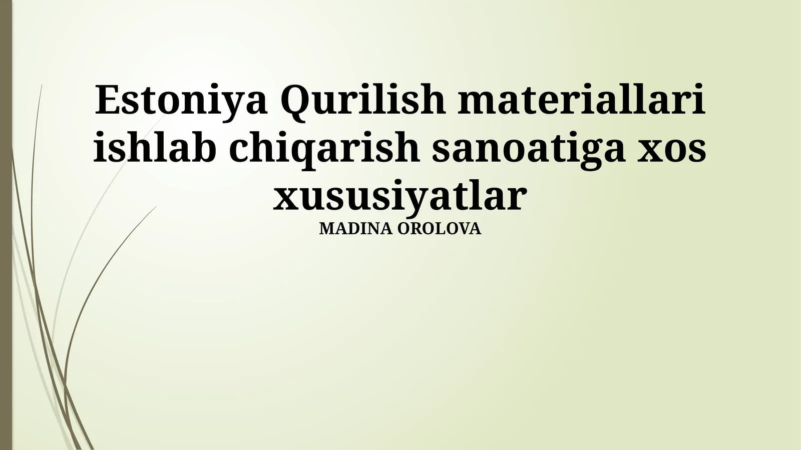 Eron qurilish materiallari ishlab chiqarish sanoati