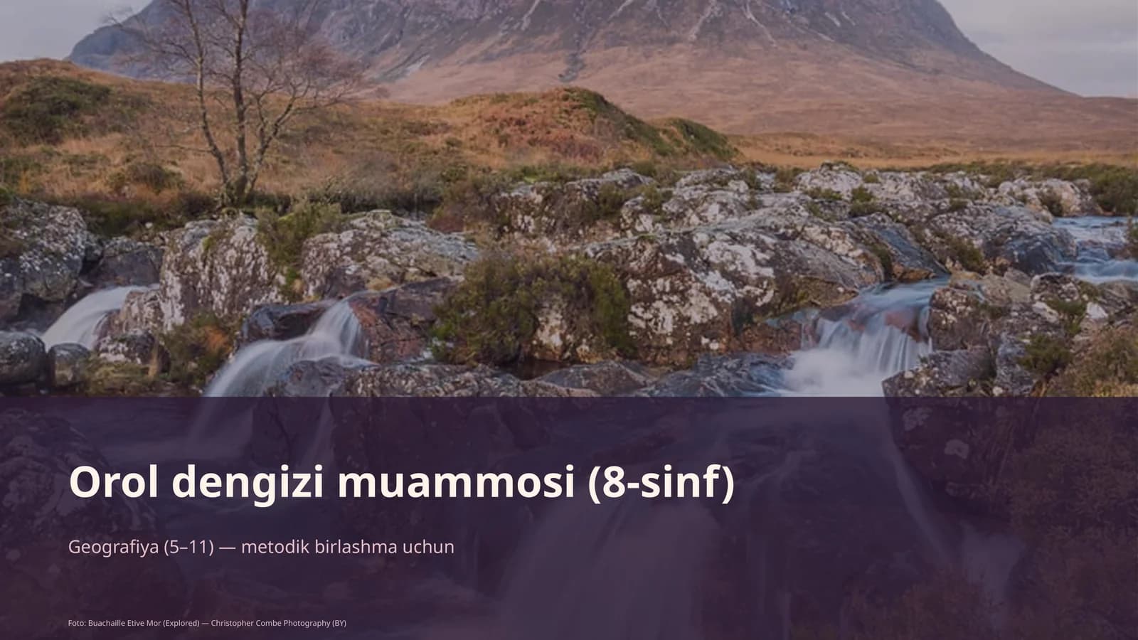 Orol dengizi muammosi (8-sinf)
