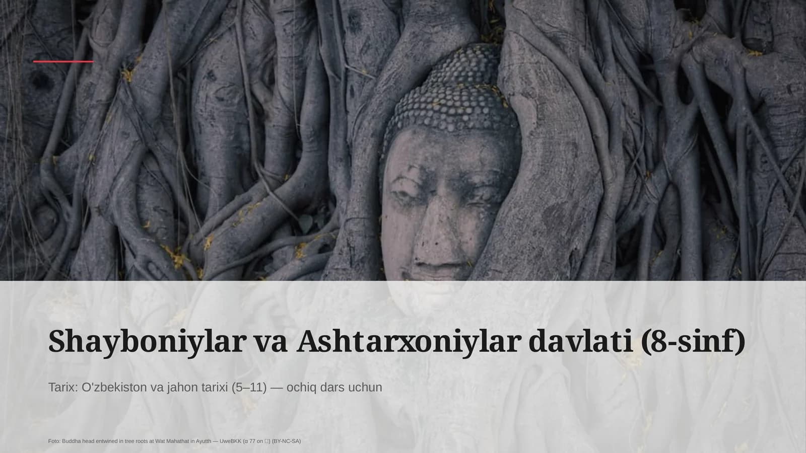 Shayboniylar va Ashtarxoniylar davlati (8-sinf)