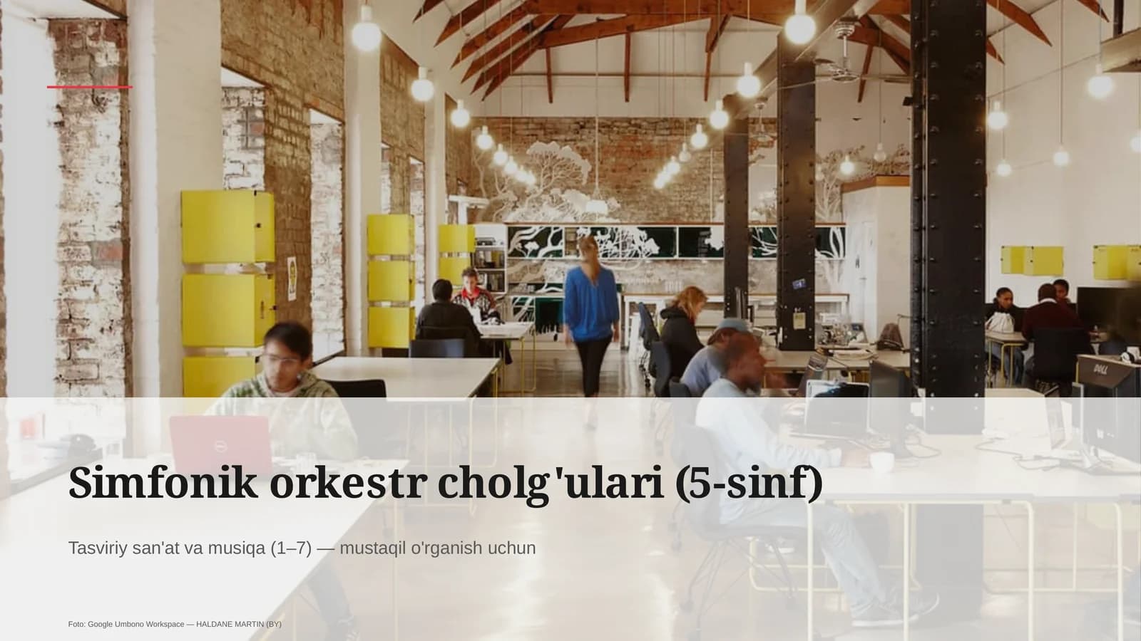 Simfonik orkestr cholg'ulari (5-sinf)