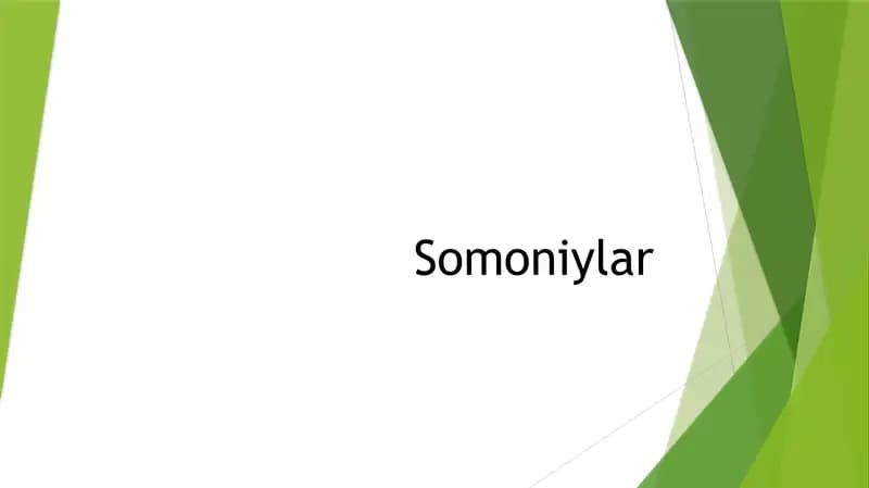 Somoniylar davlati