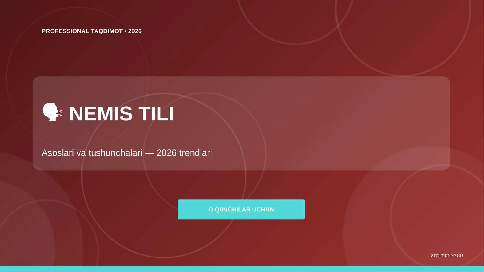 Nemis tili: asoslari va tushunchalari (2026 trendlari) [o'quvchilar uchun]