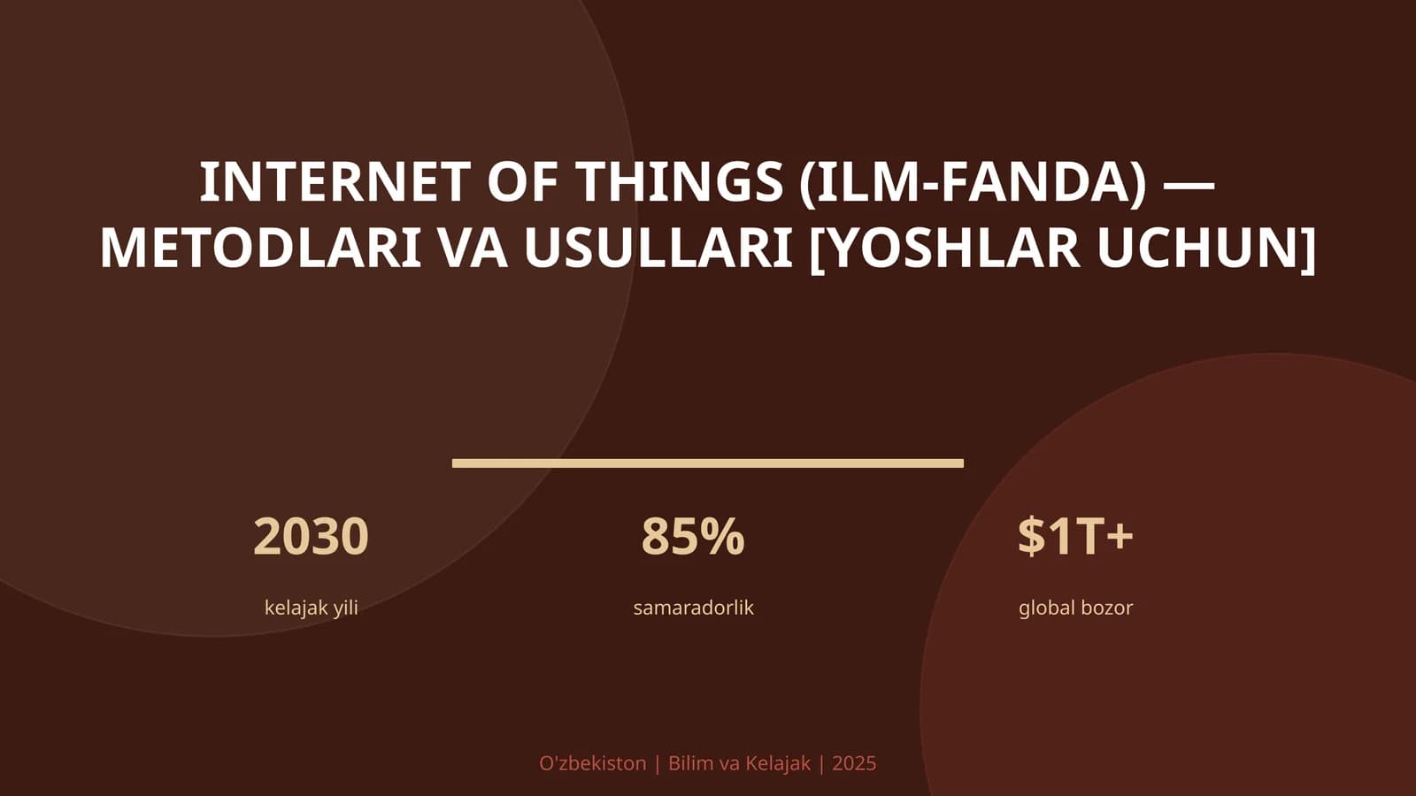 Internet of Things (ilm-fanda) — metodlari va usullari [yoshlar uchun]