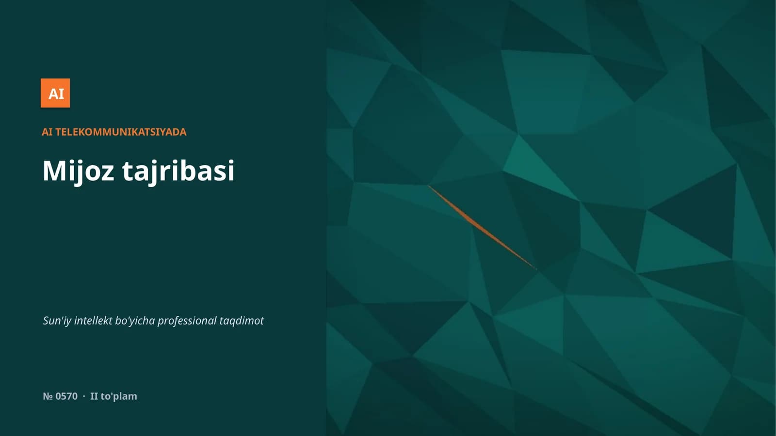AI TELEKOMMUNIKATSIYADA