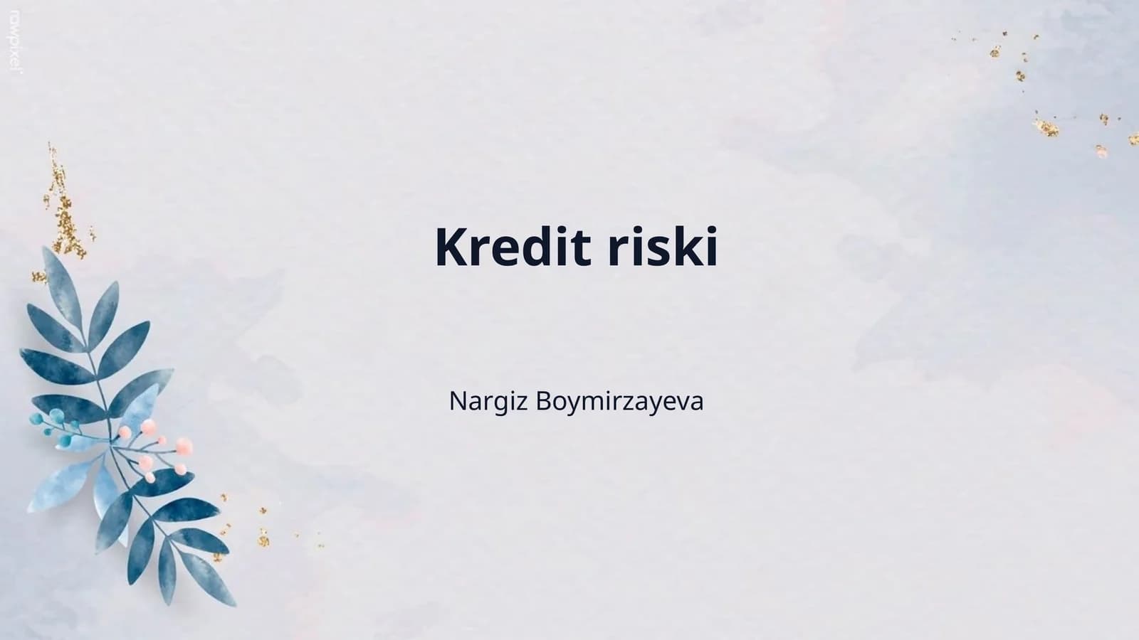 Kredit riski