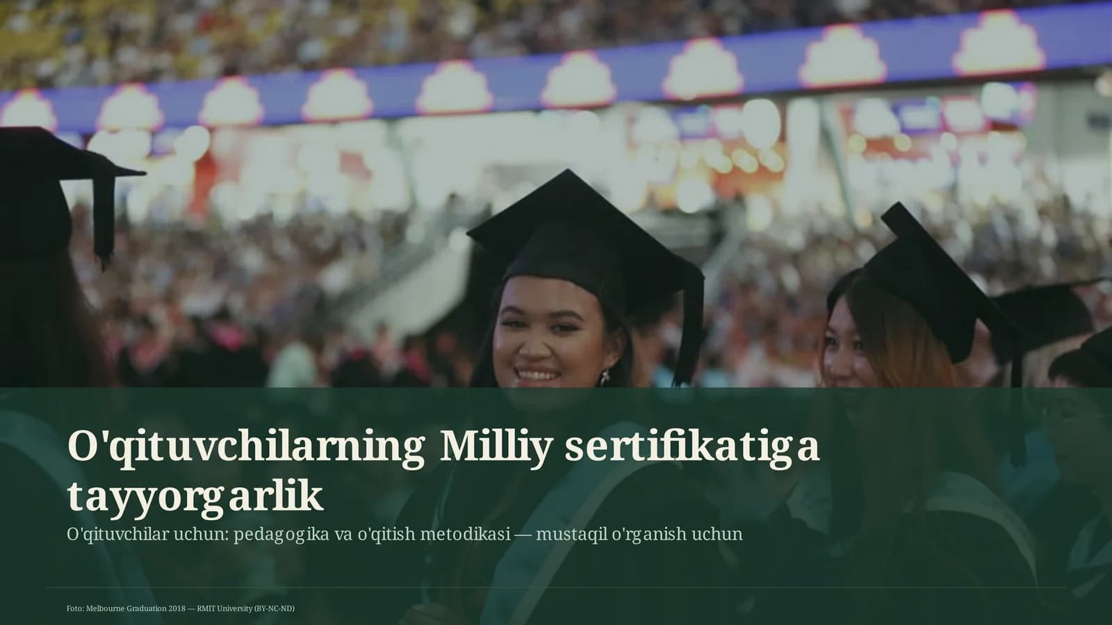 O'qituvchilarning Milliy sertifikatiga tayyorgarlik