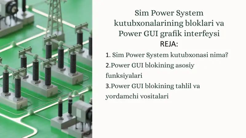 Sim Power System kutubxonasi