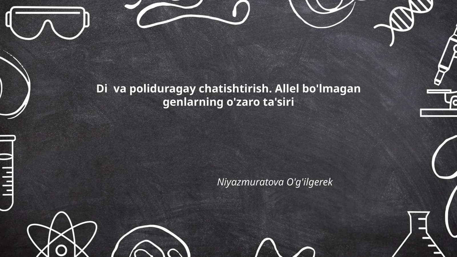 Di va poliduragayning genetik asoslari