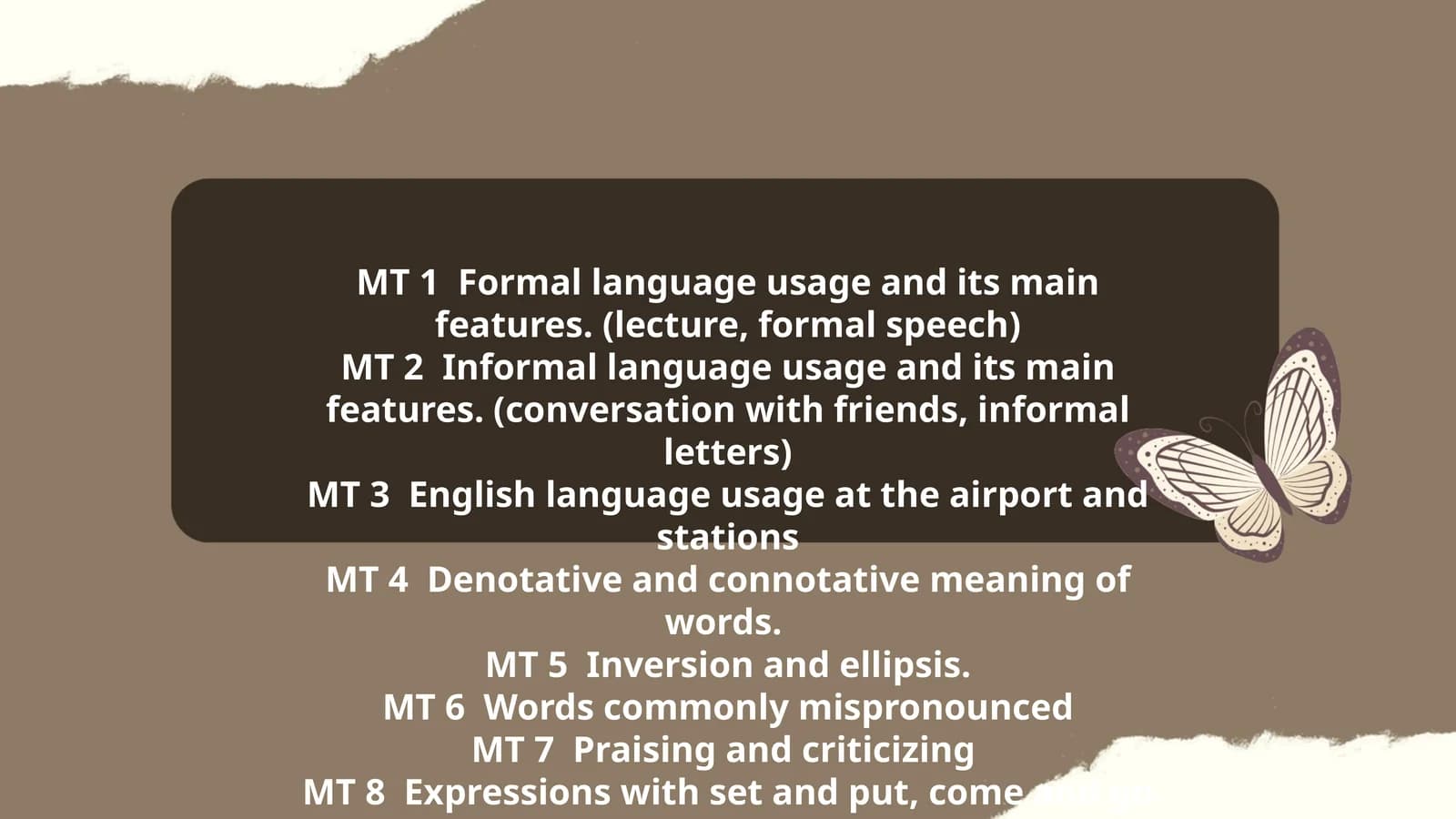 English Language Usage