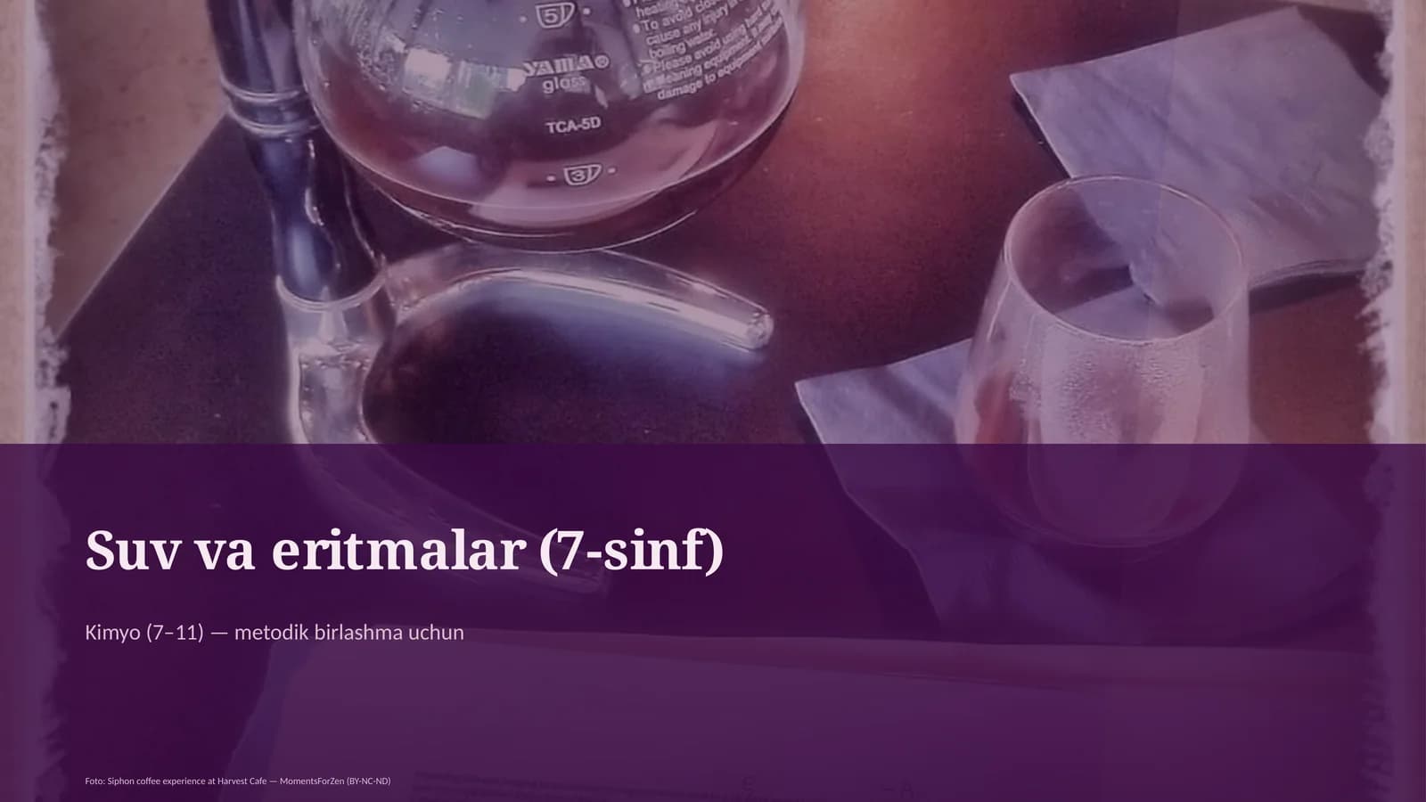 Kimyo (7–11) — metodik birlashma uchun
