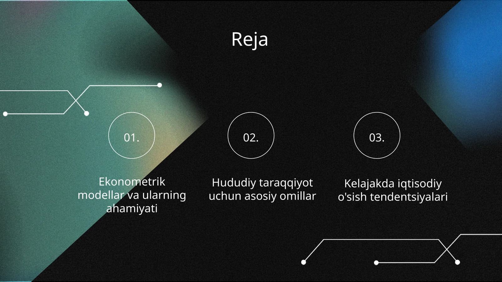 Ekonometrik modellar va ularning ahamiyati