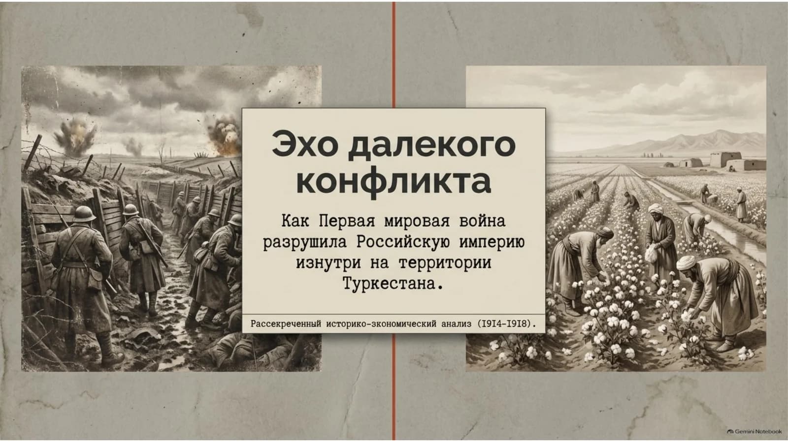Туркестан и Первая мировая война