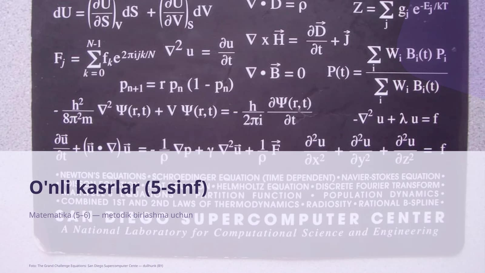 O'nli kasrlar (5-sinf)
