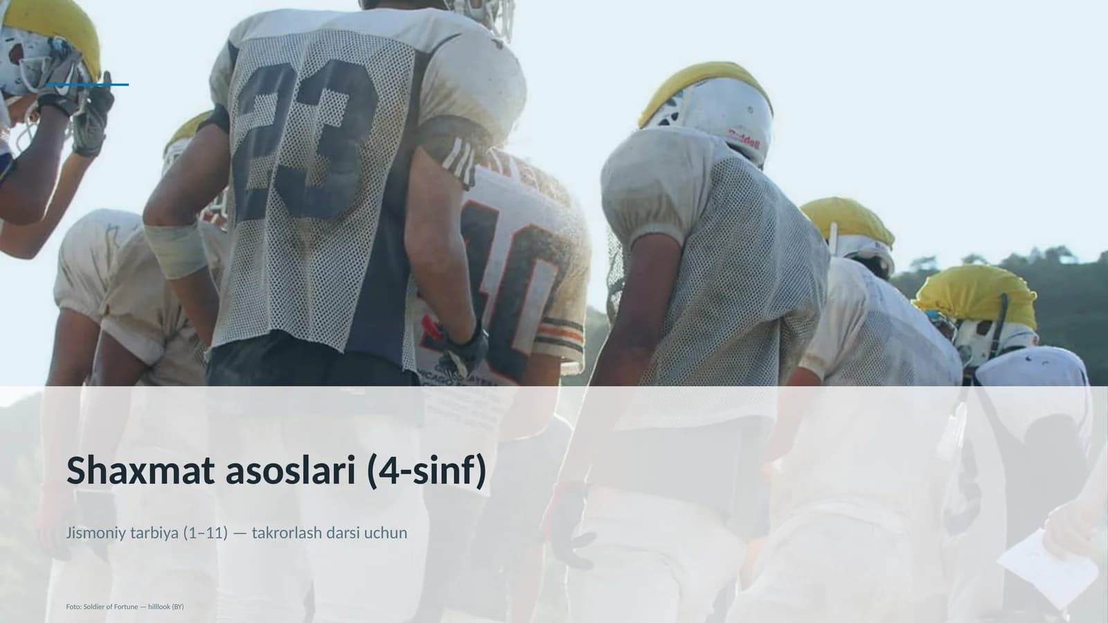 Shaxmat asoslari (4-sinf)