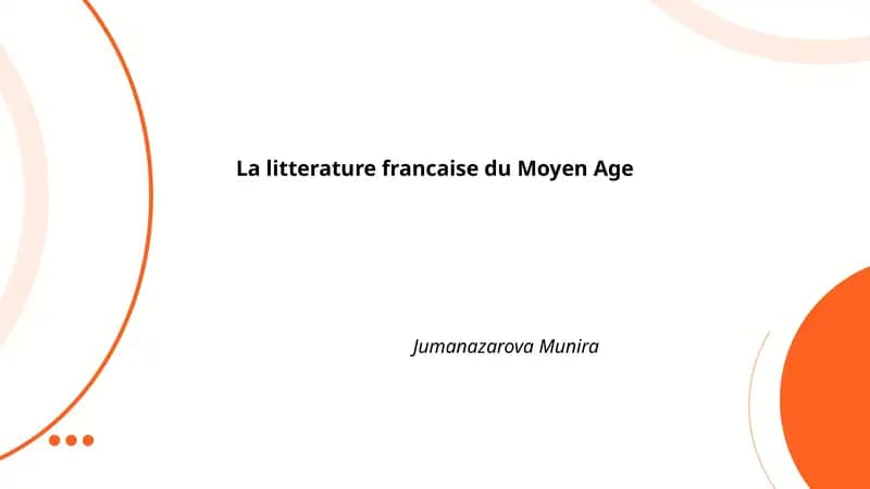 Les chansons de geste