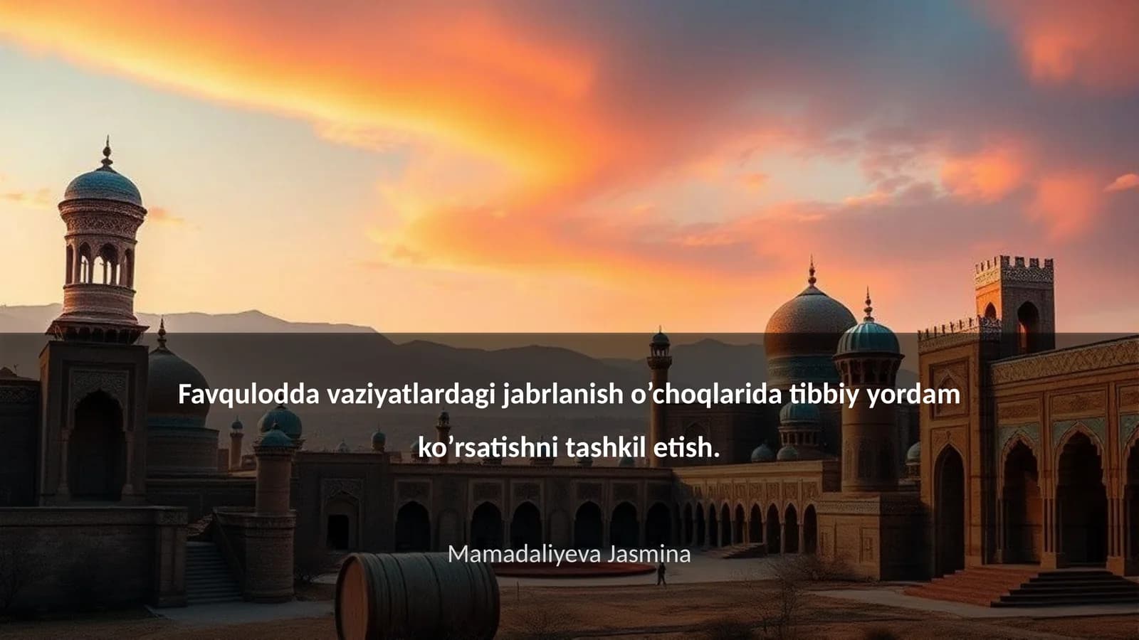 Birinchi Tibbiy Yordamning Ahamiyati