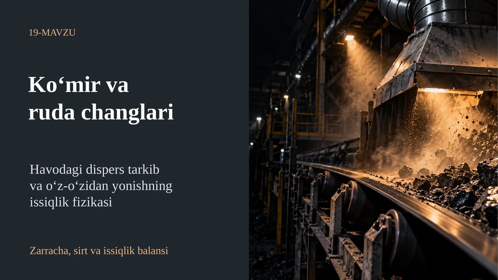 Ko‘mir va ruda changlari