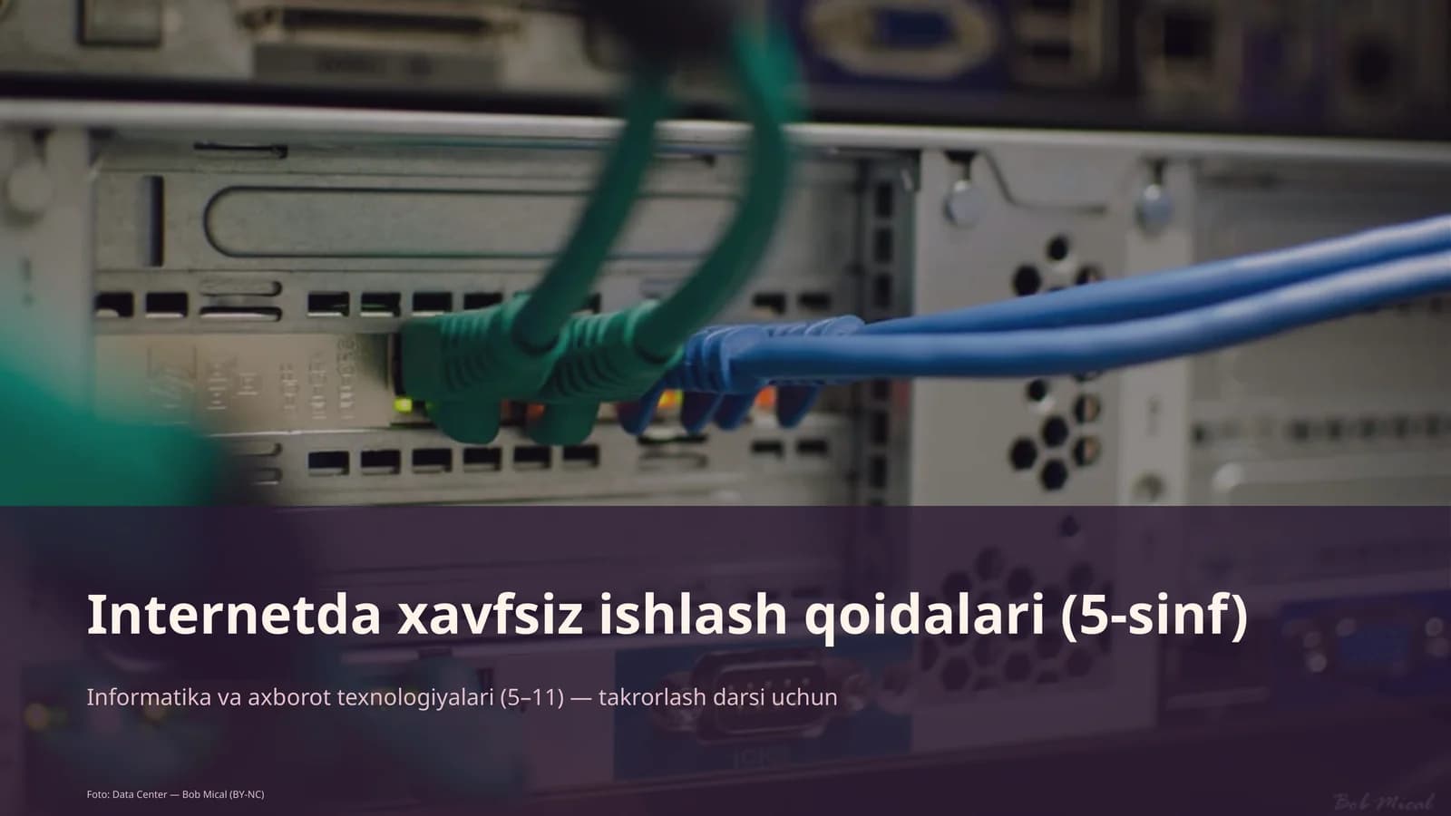 Internetda xavfsiz ishlash qoidalari (5-sinf)